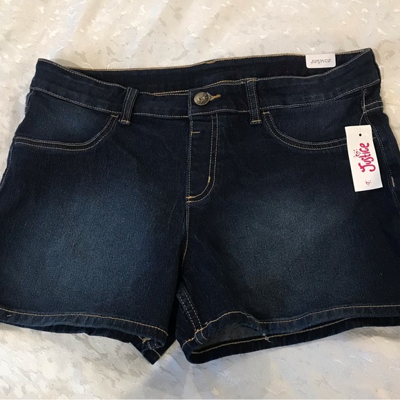 Justice Other - Justice Girls Dark Blue Denim Shorts NWT. Size xxl